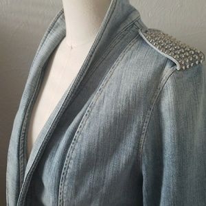 Studded denim jacket